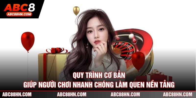 Quy trình cơ bản giúp người chơi nhanh chóng làm quen nền tảng